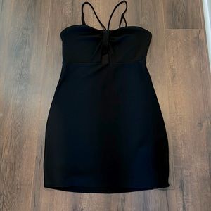 Express short black cocktail dress